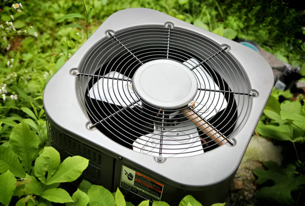 Home 1 Licensed air conditioning contractor in Orlando repairing outdoor AC unit