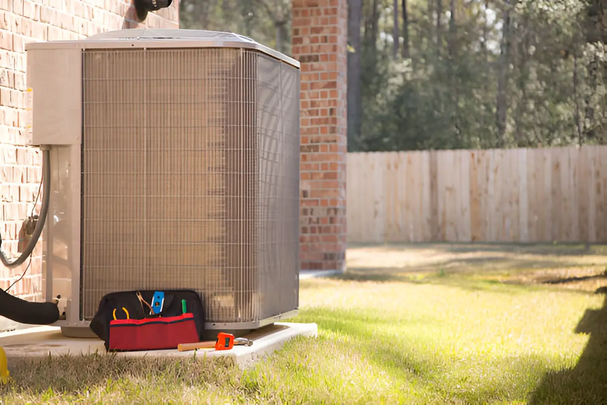 Home 8 Skilled air conditioning contractor in Orlando performing HVAC maintenance